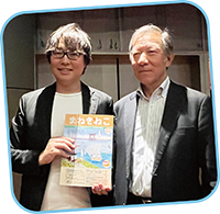 イベント開催に尽力された朝井さん（左）と梅田さん（右）