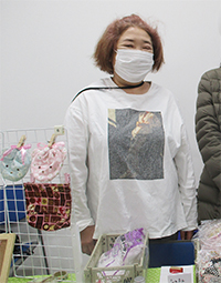 地域のイベントで作品を販売